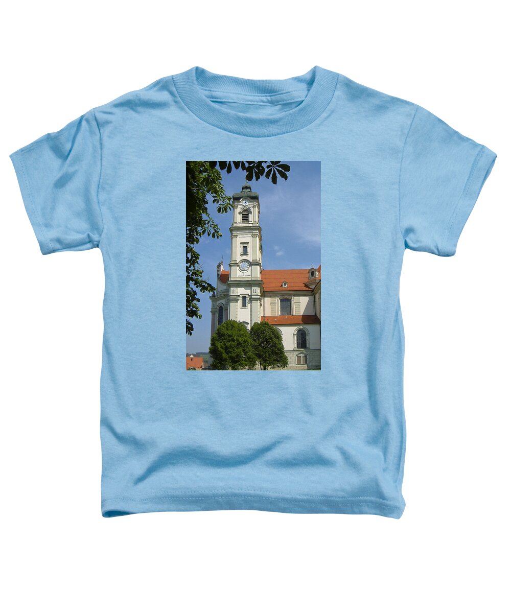Ottobeuren Toddler T-Shirt featuring the photograph Ottobeuren Abbey by Jenny Setchell