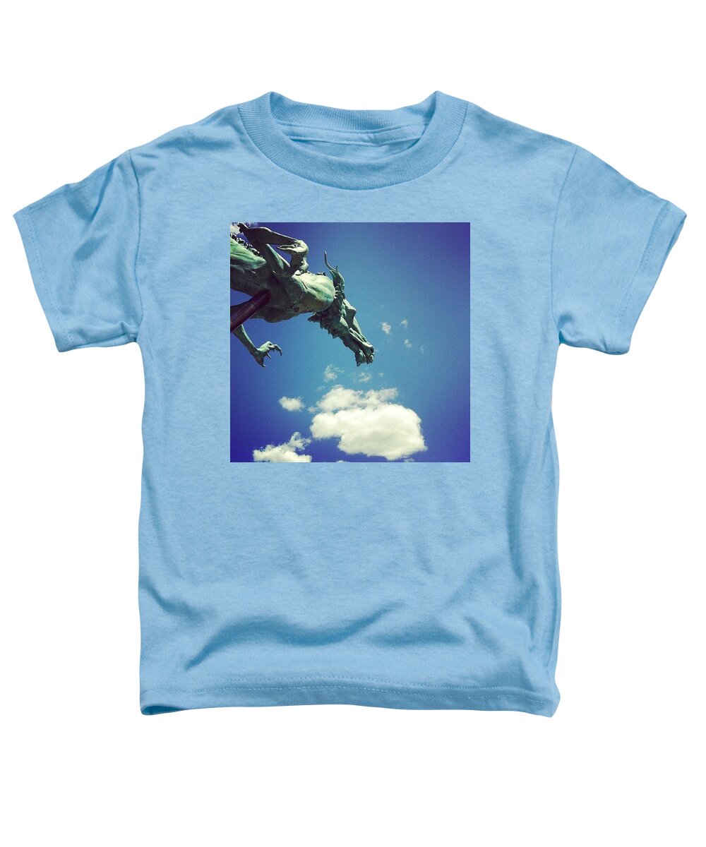 Dragon Toddler T-Shirt featuring the photograph Paul's Dragon by Katie Cupcakes