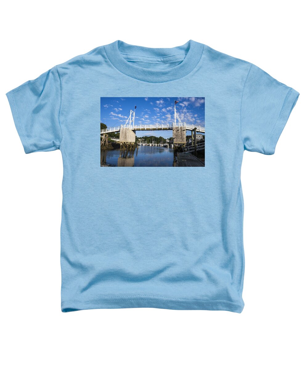 Maine Toddler T-Shirt featuring the photograph Perkins Cove - Maine by Steven Ralser