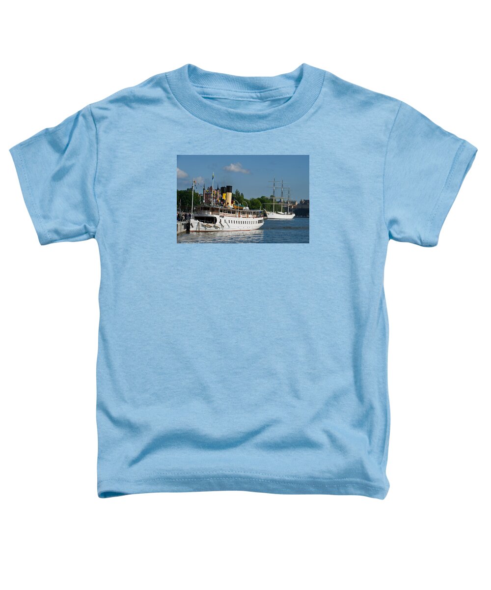 S/s Blidosund Toddler T-Shirt featuring the photograph S/S Blidosund by Torbjorn Swenelius