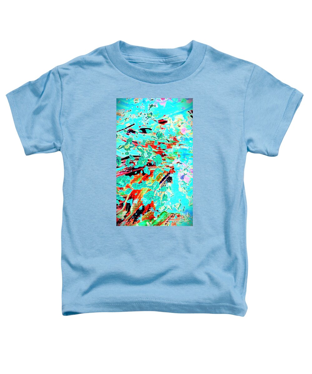 Life Toddler T-Shirt featuring the painting Signs Of Life by Jacqueline McReynolds