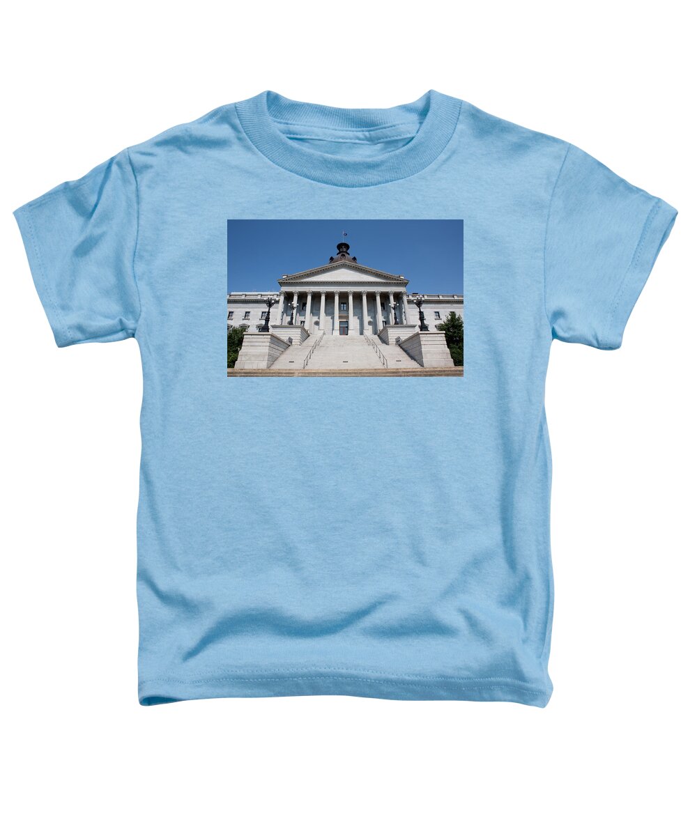 Architecture Toddler T-Shirt featuring the photograph South Carolina State Capital Building by Kyle Lee