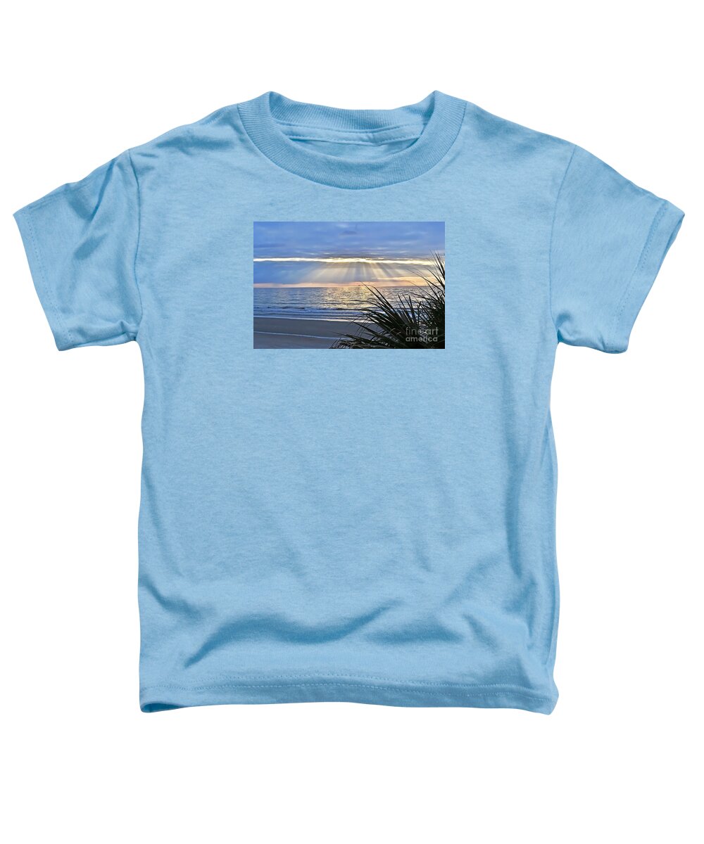Folly Beach Toddler T-Shirt featuring the photograph Light of The Way by Elvis Vaughn