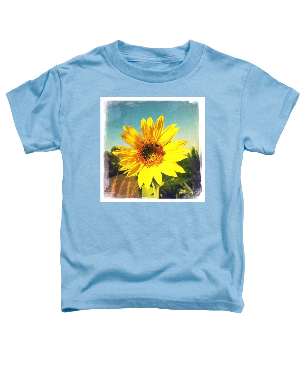 Sunny Day Sunflower Toddler T-Shirt featuring the photograph Sunny Day Sunflower by Nina Prommer