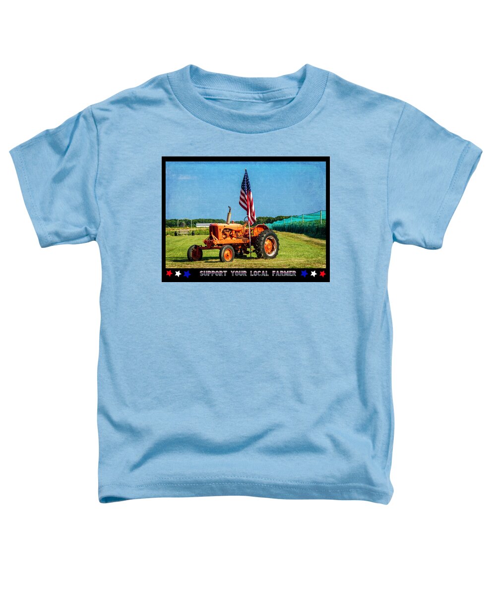Poster Toddler T-Shirt featuring the photograph Support Your Local Farmer by Cathy Kovarik