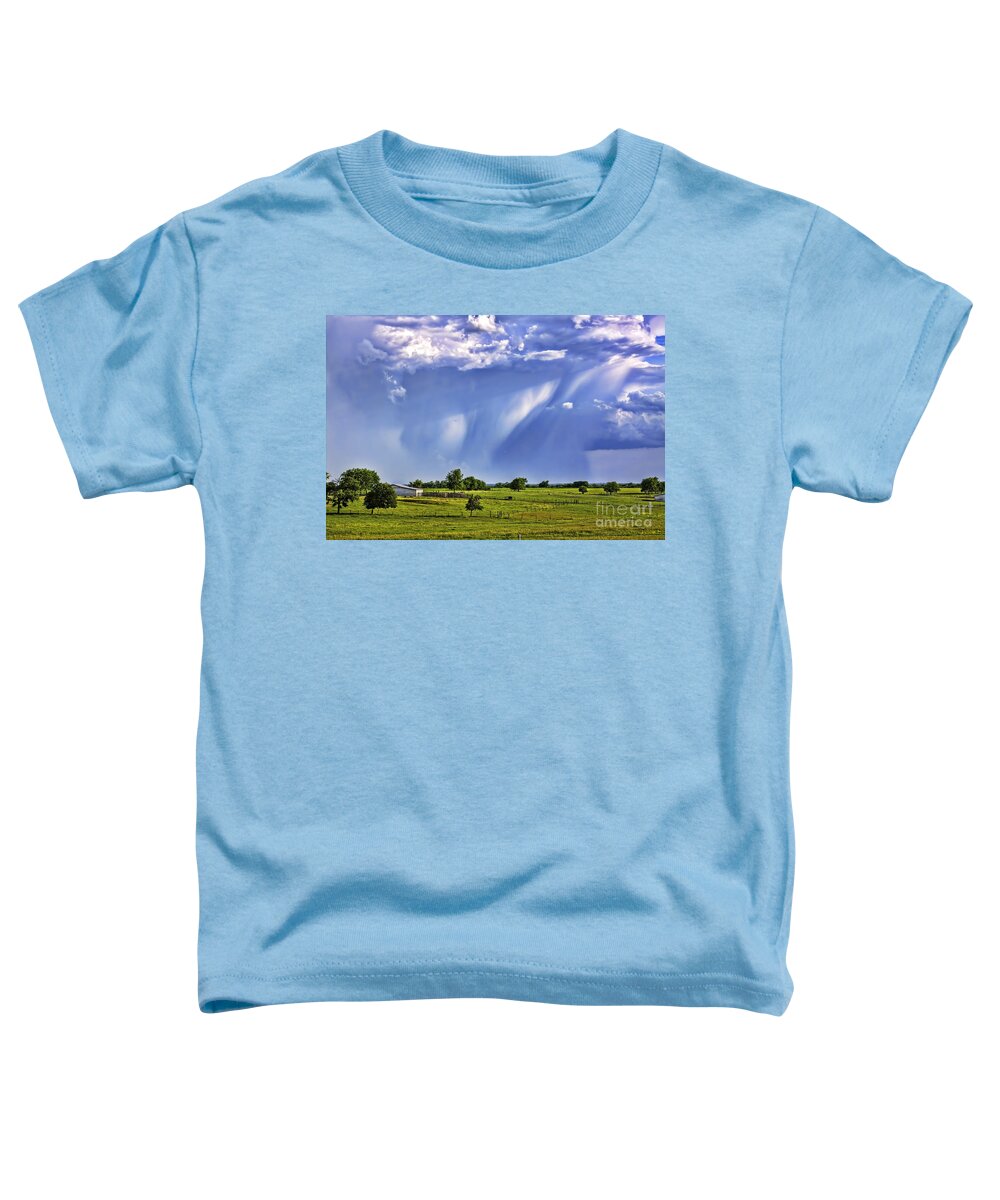 Veils Of Heaven Toddler T-Shirt featuring the photograph Veils of Heaven by Gary Holmes