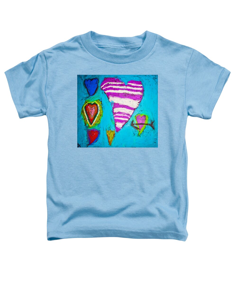 Heart Photo Toddler T-Shirt featuring the photograph Vibrant Love by Sara Frank