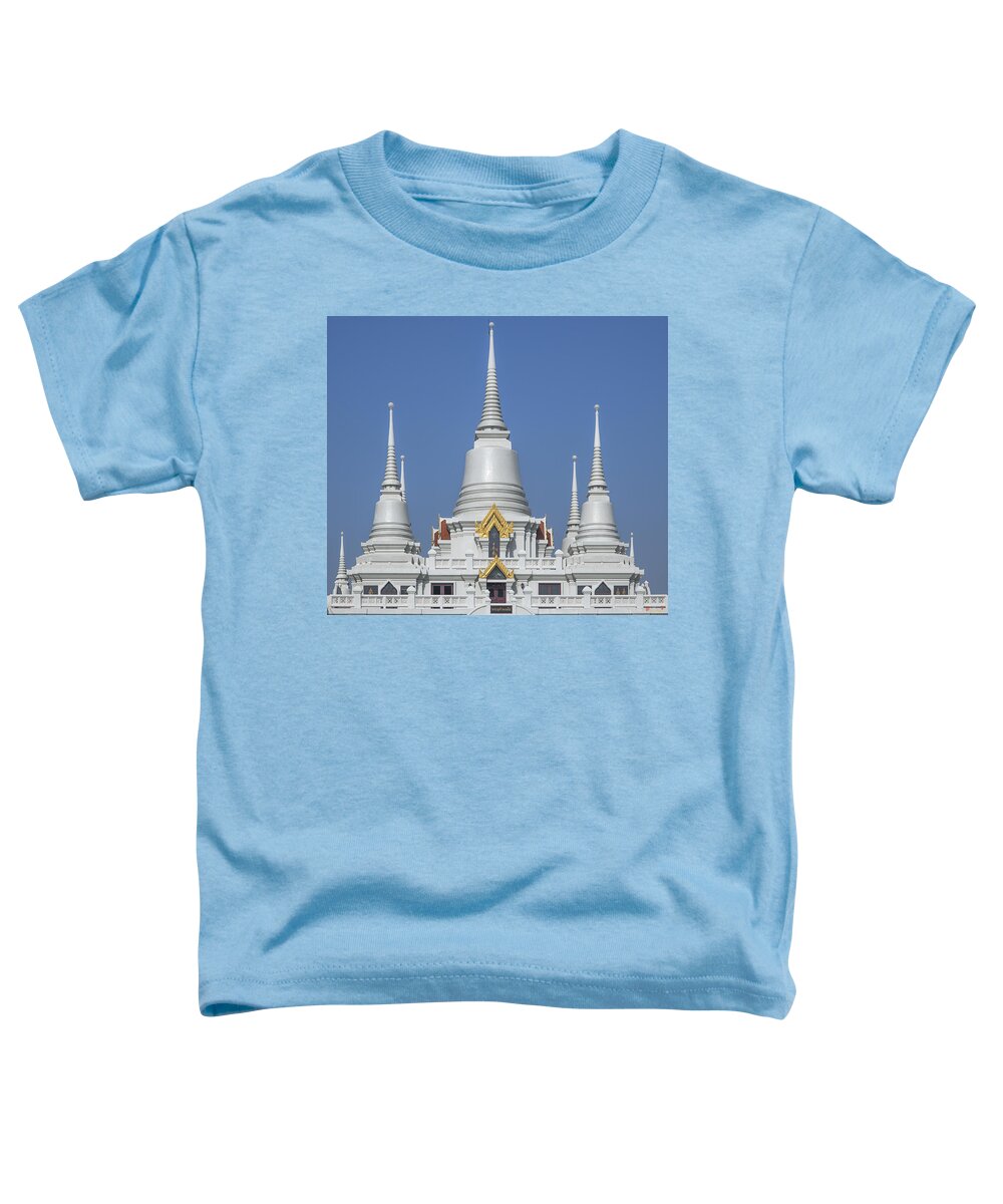 Temple Toddler T-Shirt featuring the photograph Wat Asokaram Phra Thutangkha Chedi DTHSP0005 by Gerry Gantt