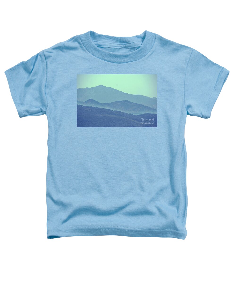 Blue Landscape Toddler T-Shirt featuring the photograph Blue on Blue by Julie Lueders 