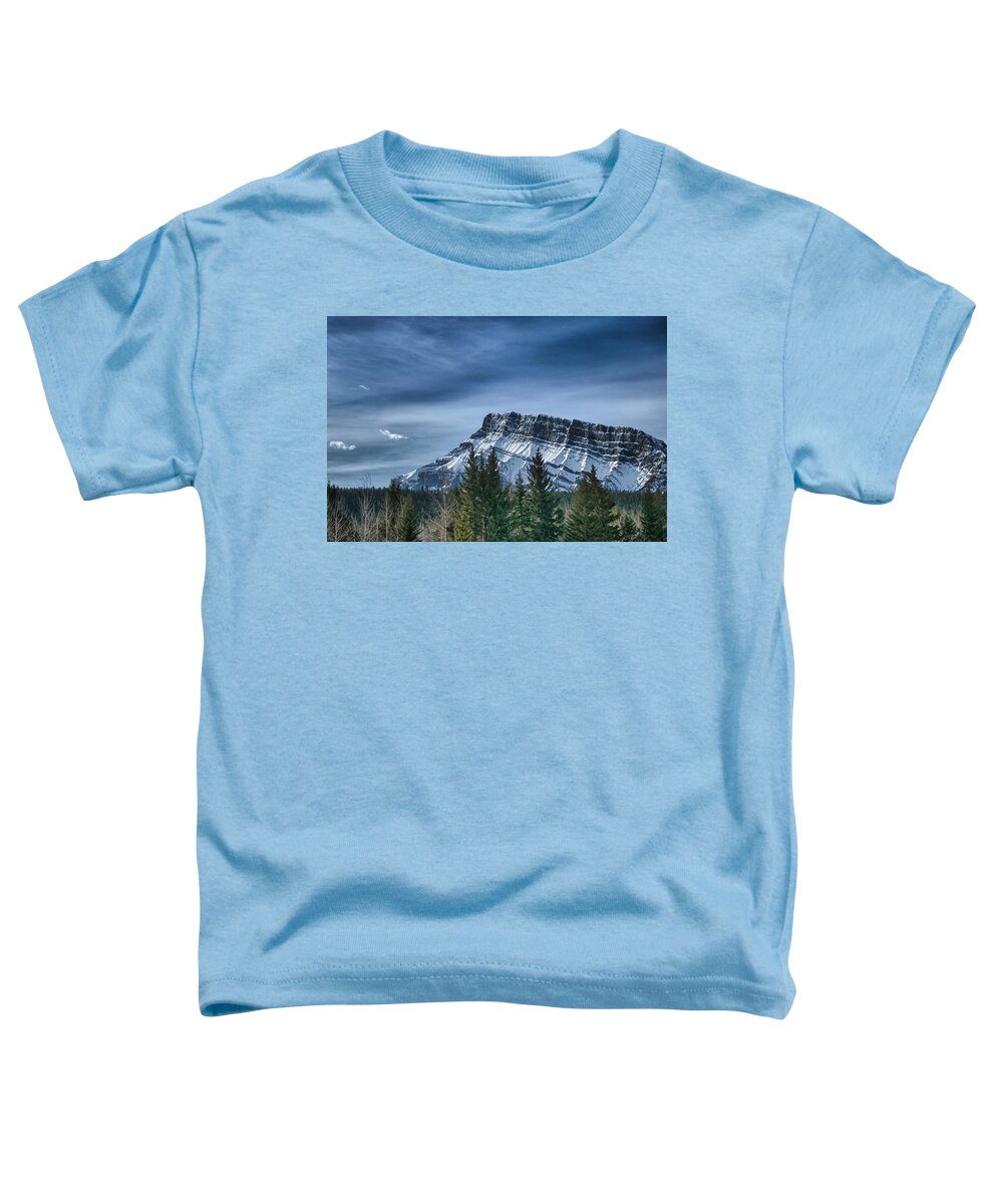 Alberta Toddler T-Shirt featuring the photograph Canadian Rockies 12810 #2 by Guy Whiteley