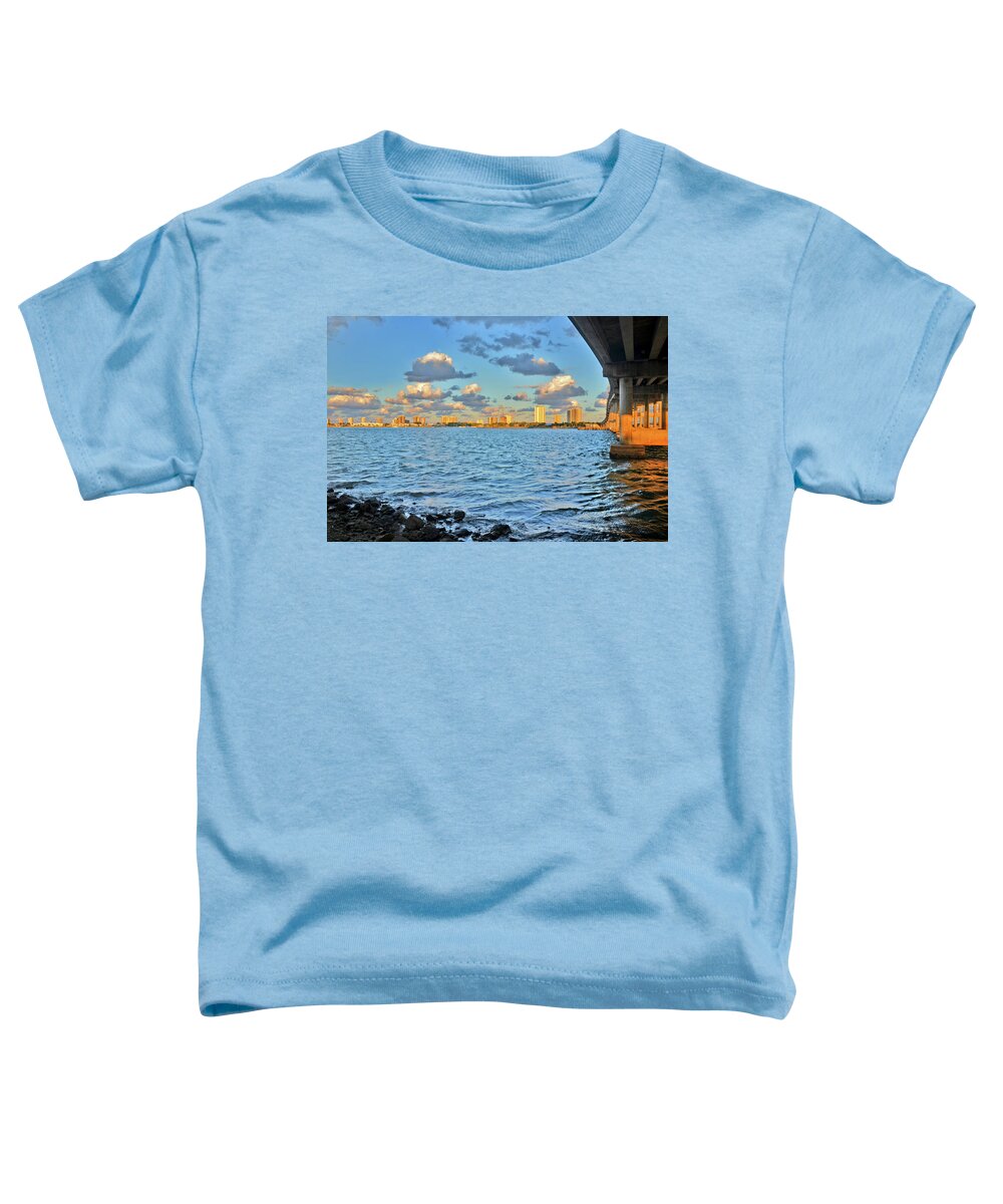 Blue Heron Bridge Toddler T-Shirt featuring the photograph 28- Bridges by Joseph Keane