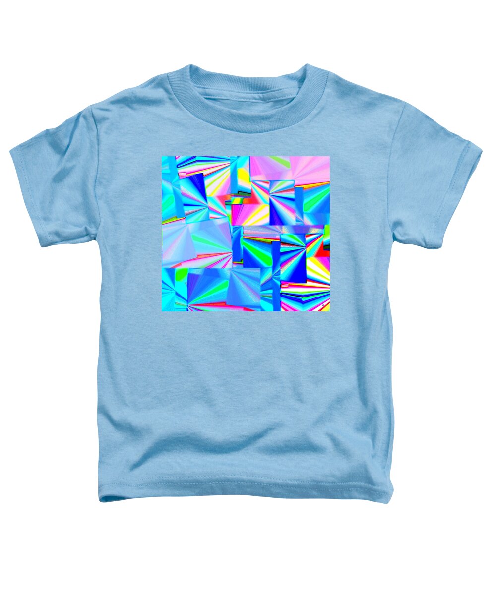 Abstract Fusion Toddler T-Shirt featuring the digital art Abstract Fusion 11 by Will Borden
