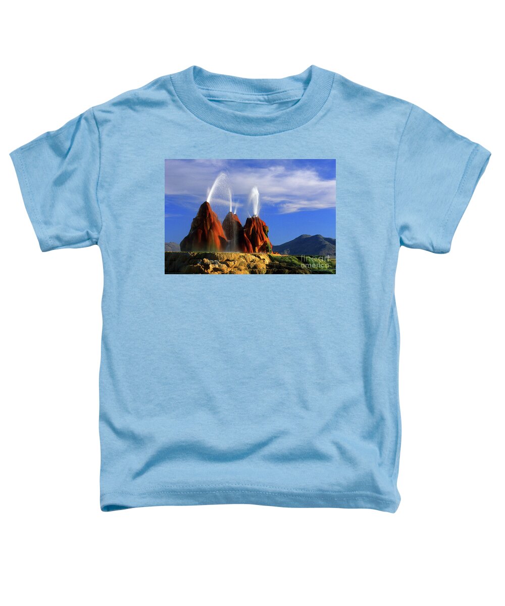 Geyser Toddler T-Shirt featuring the photograph Fly Geyser Nevada by Bob Christopher