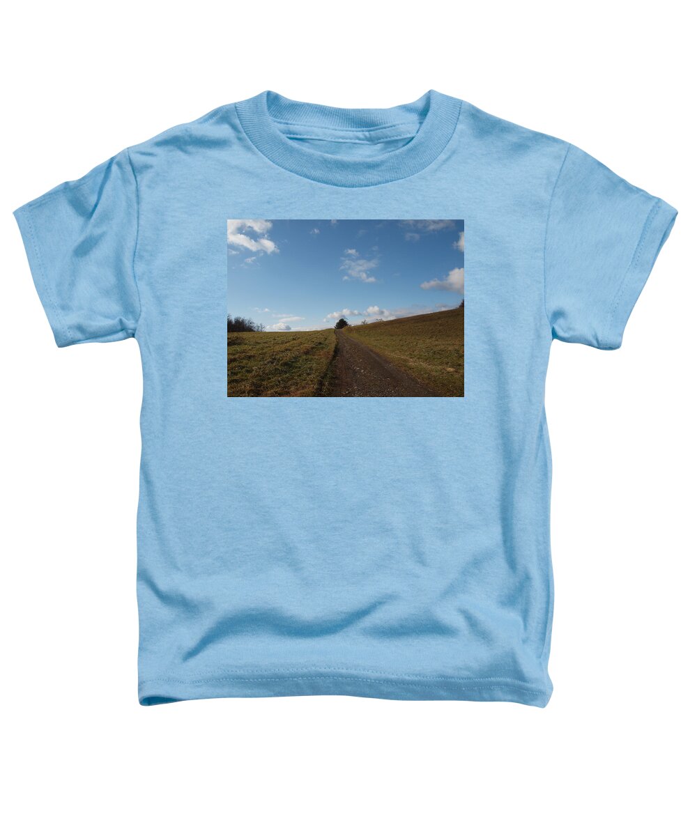 Farm Photographs Toddler T-Shirt featuring the photograph The road to nowhere by Robert Margetts