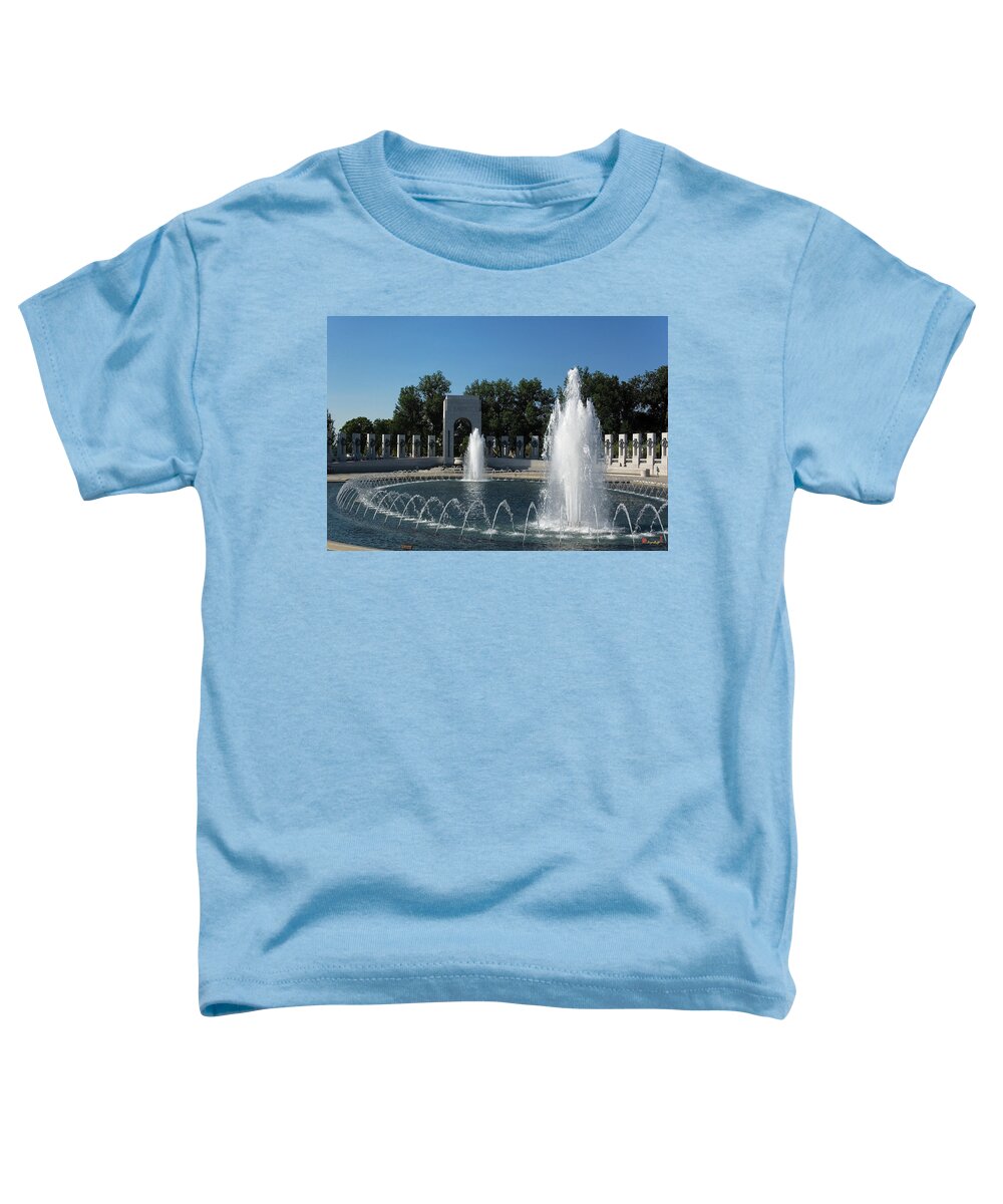 Scenic Toddler T-Shirt featuring the photograph World War II Memorial--Pacific Pavilion DS035 by Gerry Gantt