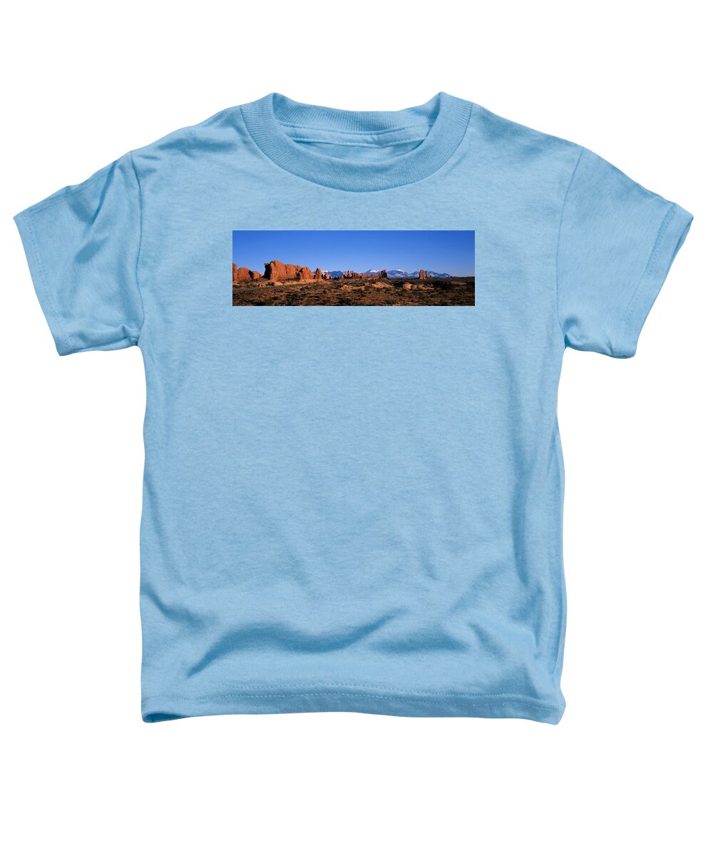 Photography Toddler T-Shirt featuring the photograph Arches National Park, Moab, Utah, Usa #1 by Panoramic Images