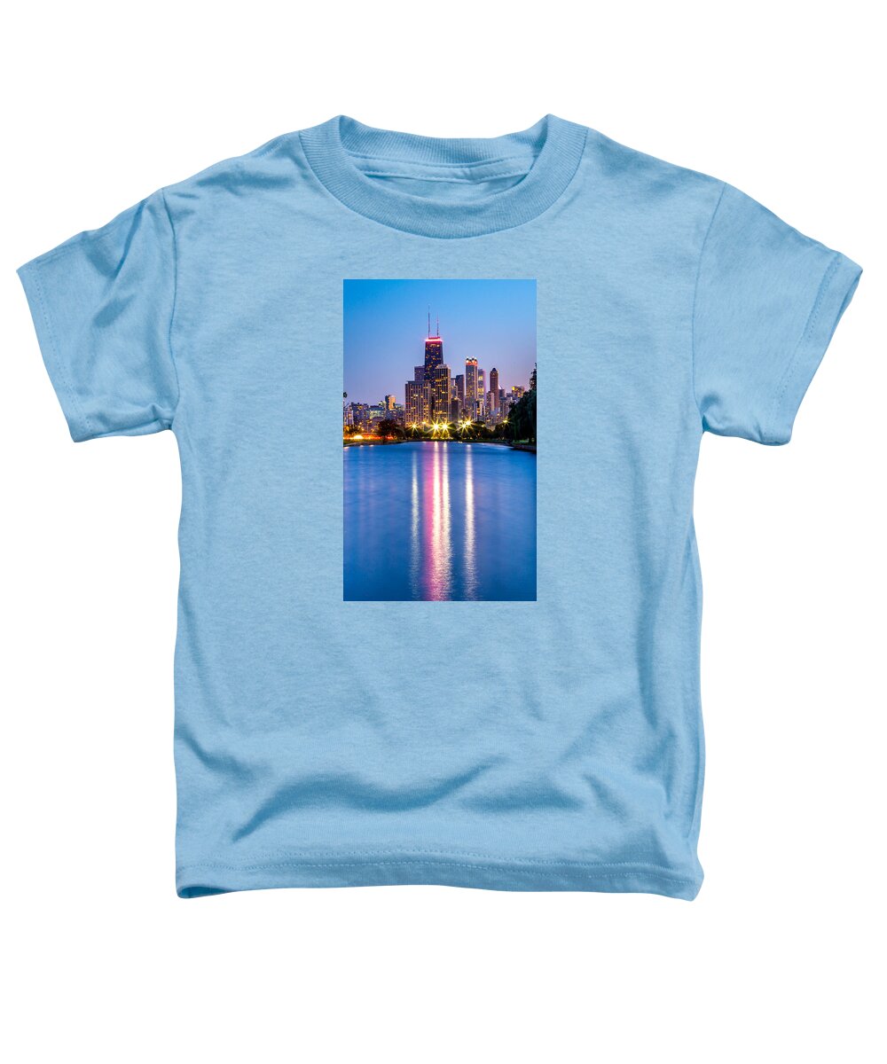 Chicago Toddler T-Shirt featuring the photograph Chicago Lakefront #1 by Lev Kaytsner