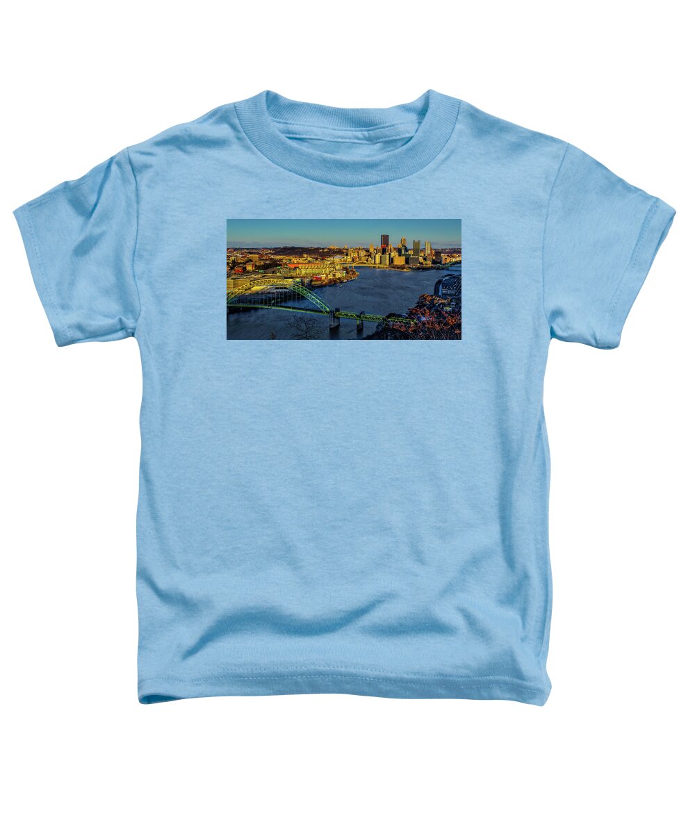 Pennsylvania Toddler T-Shirt featuring the photograph Cityscape #1 by Stewart Helberg
