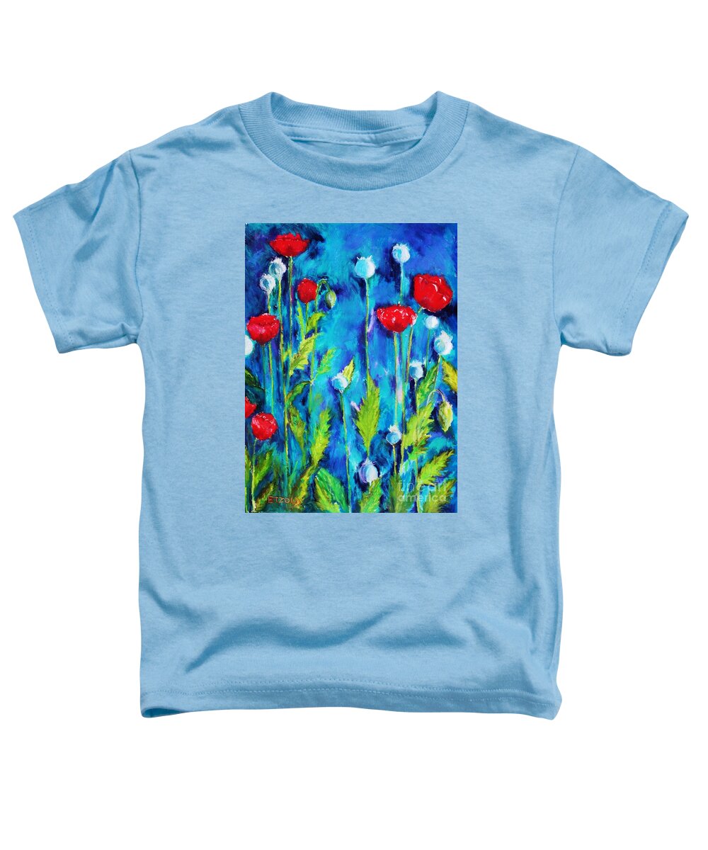 Poppies Toddler T-Shirt featuring the painting Poppies #2 by Melinda Etzold
