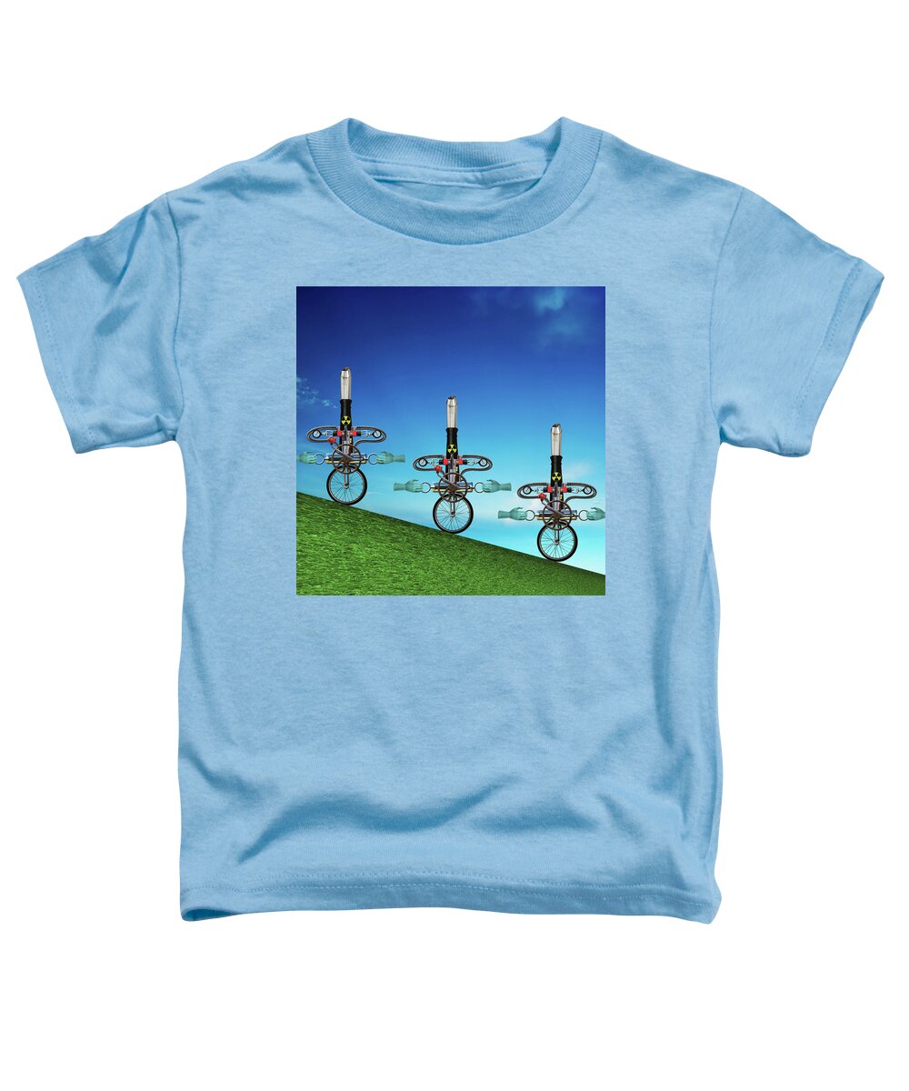 Mighty Sight Studio Toddler T-Shirt featuring the photograph Unanchored #1 by Steve Sperry