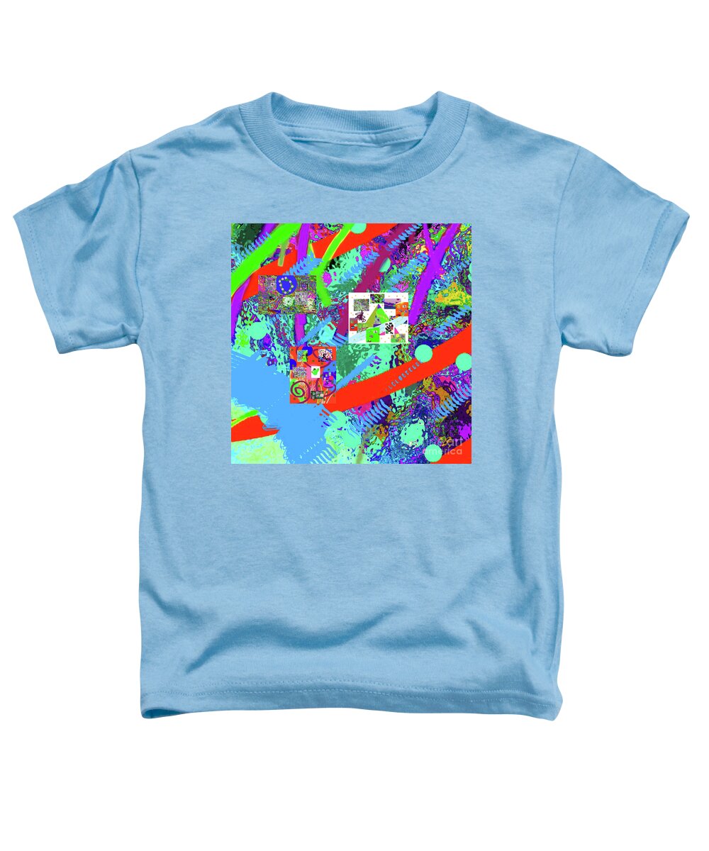 Walter Paul Bebirian Toddler T-Shirt featuring the digital art 11-6-2015habcdefghijklmn by Walter Paul Bebirian