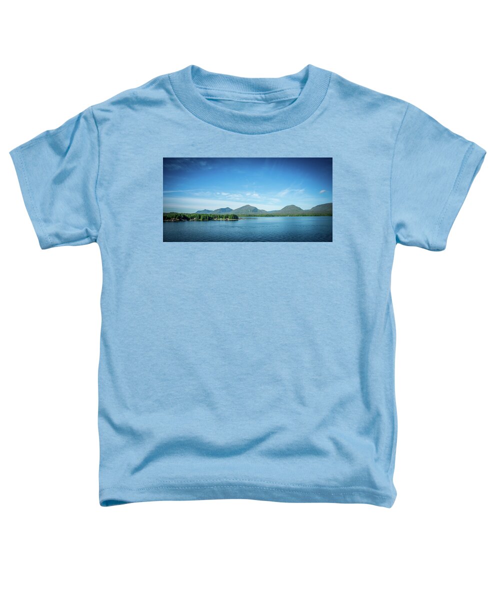 Mountain Toddler T-Shirt featuring the photograph Inside Passage Mountain Views Around Ketchikan Alaska #11 by Alex Grichenko