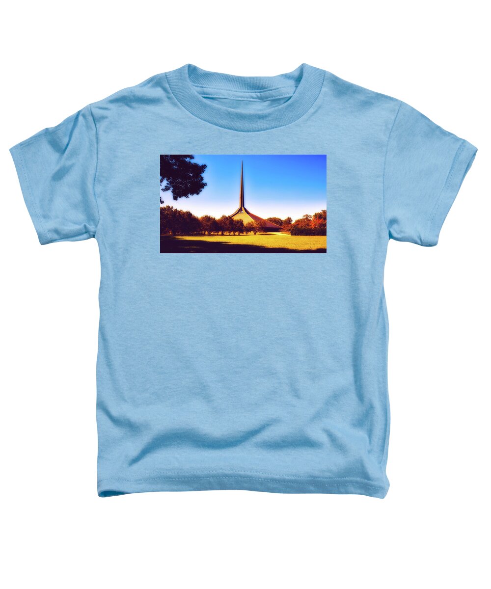 North Christian Church Toddler T-Shirt featuring the photograph North Christian Church - Columbus, Indiana #2 by Mountain Dreams