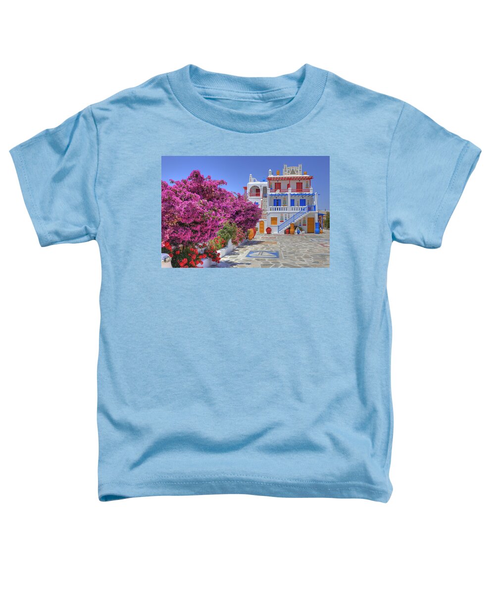 House Toddler T-Shirt featuring the photograph Mykonos #22 by Joana Kruse