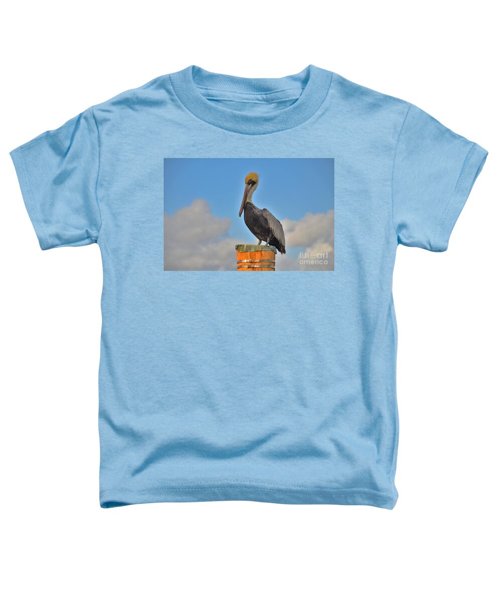 Pelican Toddler T-Shirt featuring the photograph 24- Pelican by Joseph Keane