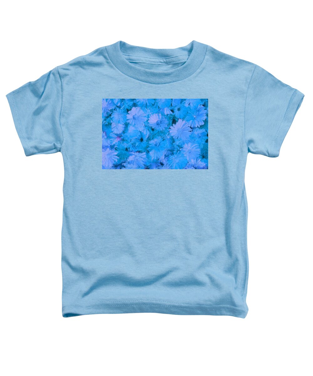 Blue Toddler T-Shirt featuring the painting Choose Your Colors #4 by Bruce Nutting