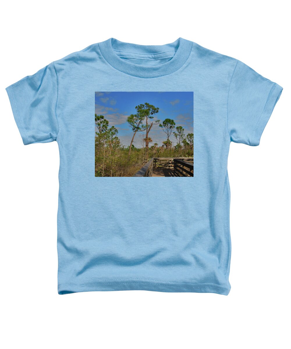 Toddler T-Shirt featuring the photograph 5- Boardwalk by Joseph Keane