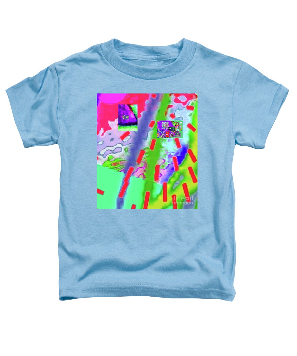 Walter Paul Bebirian Toddler T-Shirt featuring the digital art 6-28-2015ca by Walter Paul Bebirian