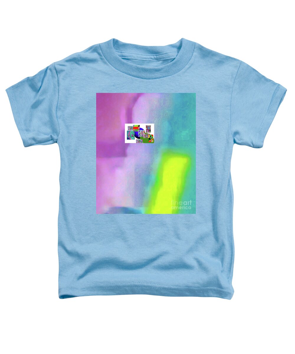 Walter Paul Bebirian Toddler T-Shirt featuring the digital art 8-13-2015cabcdefghijklmnopqrtuvwxyzabcdefg by Walter Paul Bebirian