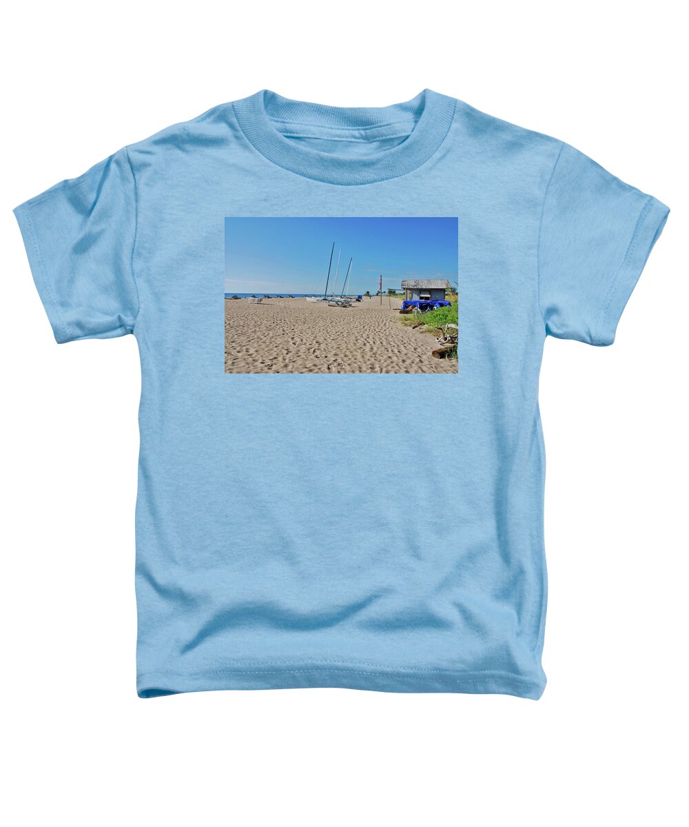 Beach Toddler T-Shirt featuring the photograph 9- Beach Shack by Joseph Keane