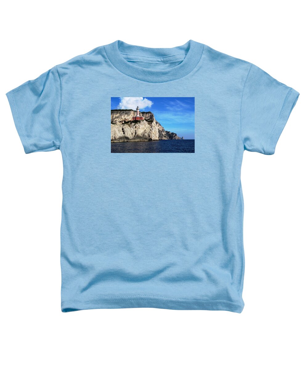 Amalfi Coast Toddler T-Shirt featuring the photograph Capri #12 by Donn Ingemie