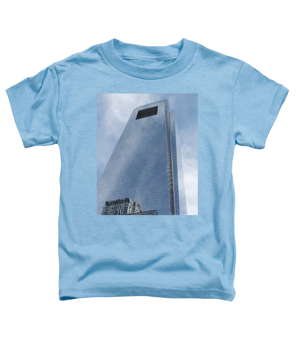 Philadelphia Toddler T-Shirt featuring the photograph A Long Way Up by Ann Horn