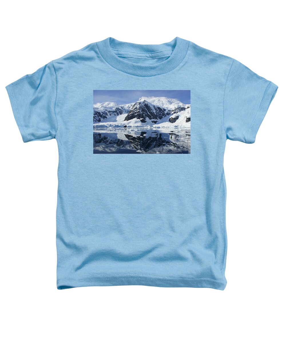 Antarctic Sea Toddler T-Shirt featuring the photograph Antarctica Reflections by Brian Kamprath