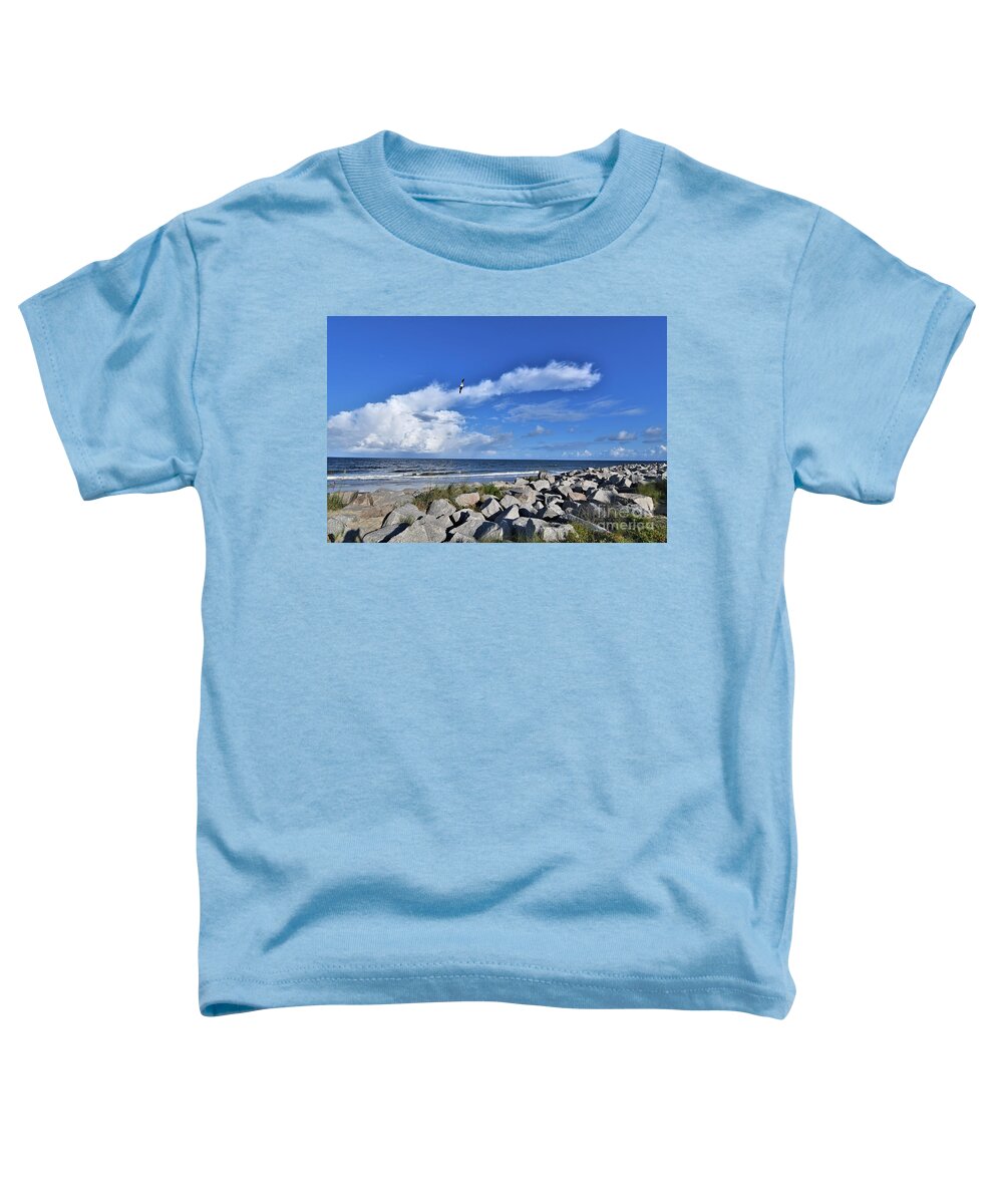 Beach Toddler T-Shirt featuring the photograph Beach Front by Julie Adair