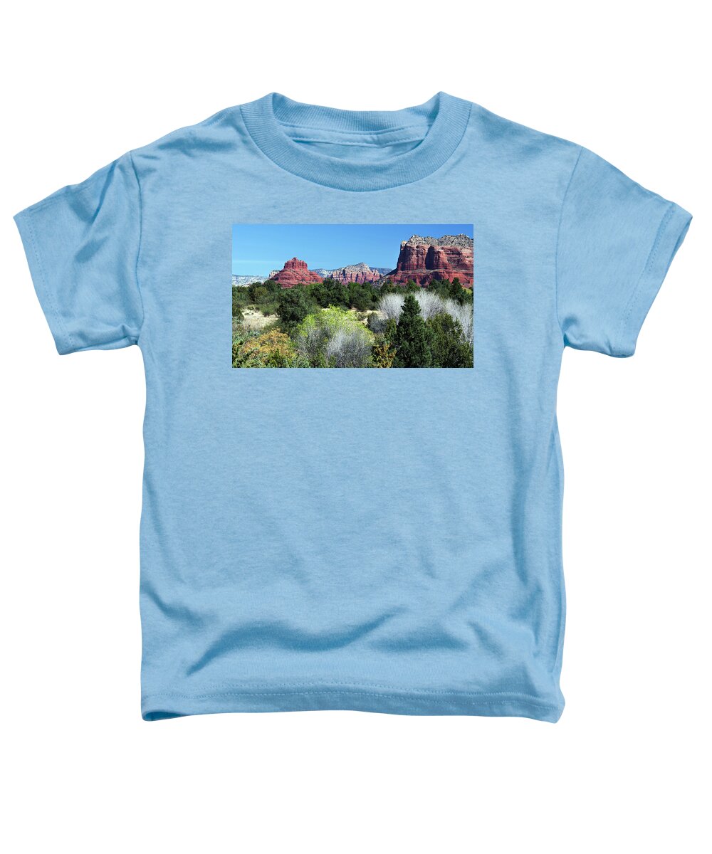 Bell Rock Toddler T-Shirt featuring the photograph Bell Rock View 7650-101717-2cr by Tam Ryan