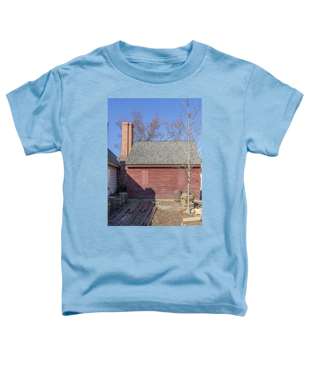 2015 Toddler T-Shirt featuring the photograph Blacksmith Shed by Teresa Mucha