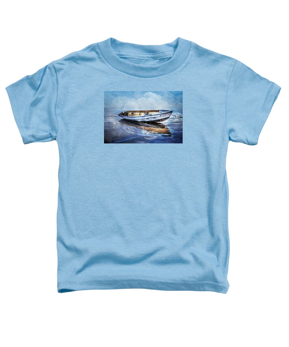 Boats Toddler T-Shirt featuring the photograph Blues by Debra and Dave Vanderlaan