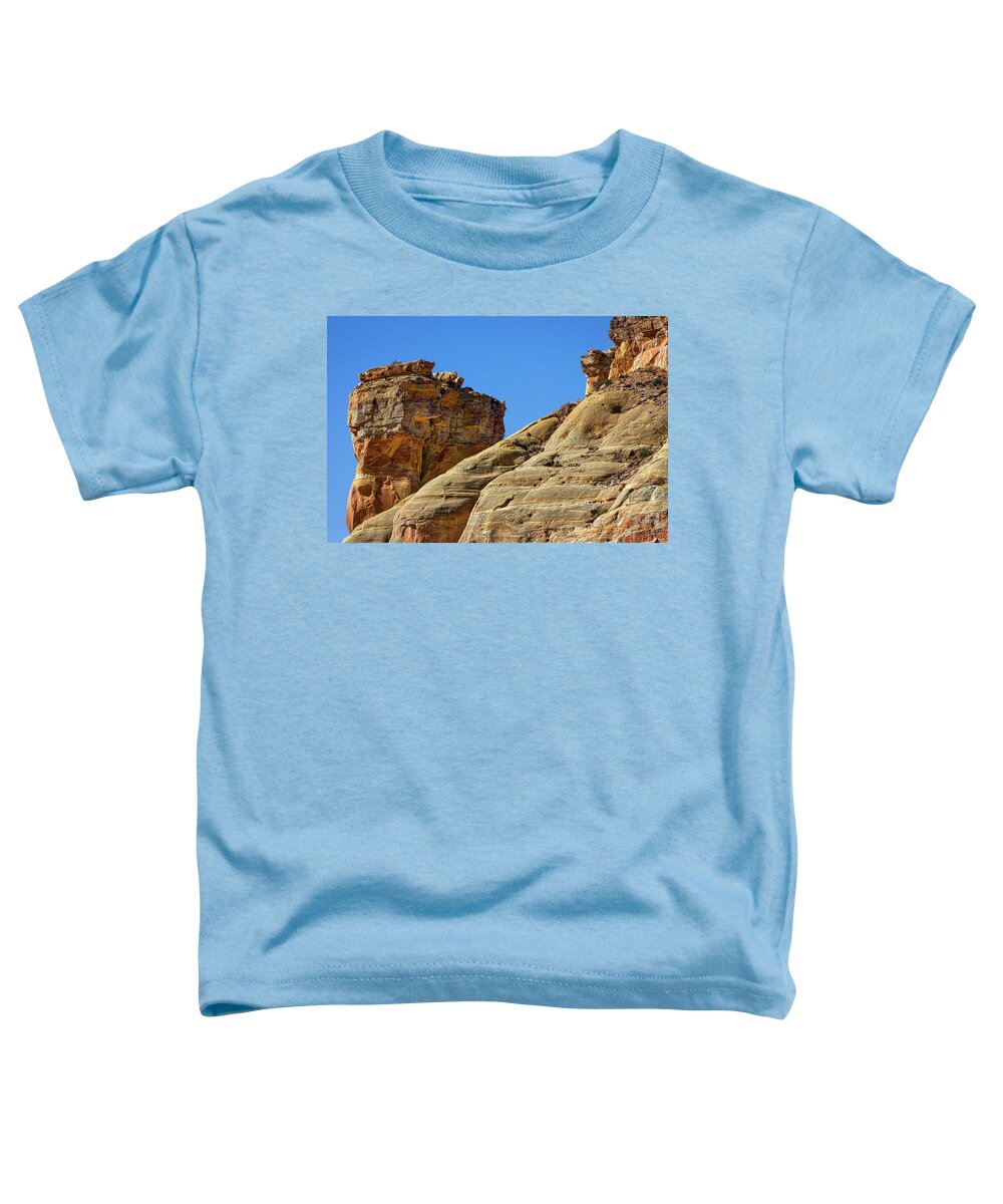 New Mexico Toddler T-Shirt featuring the photograph Chimney Rock - New Mexico by Stuart Litoff