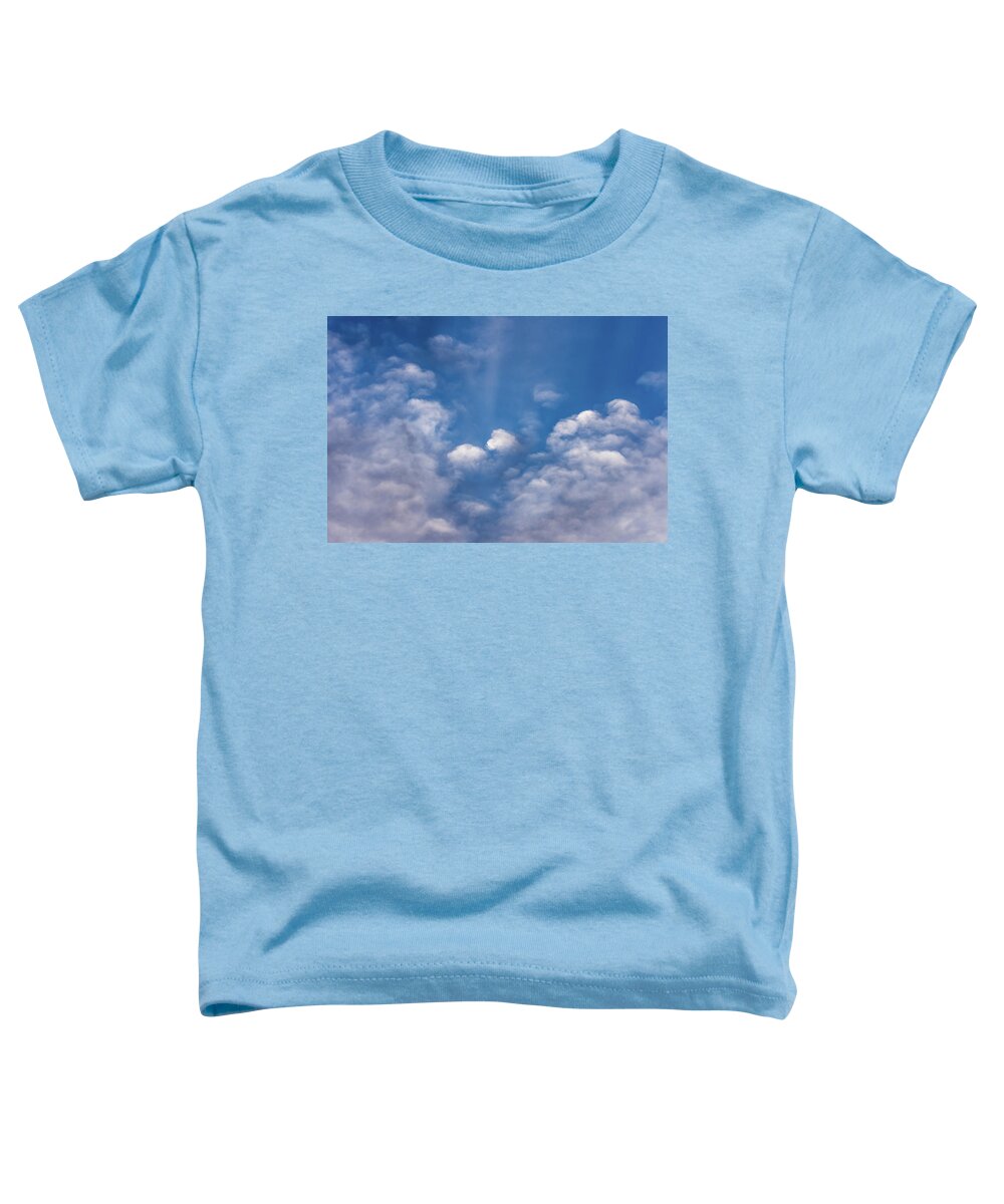 Clouds Toddler T-Shirt featuring the photograph Clouds and Rays by Douglas Killourie