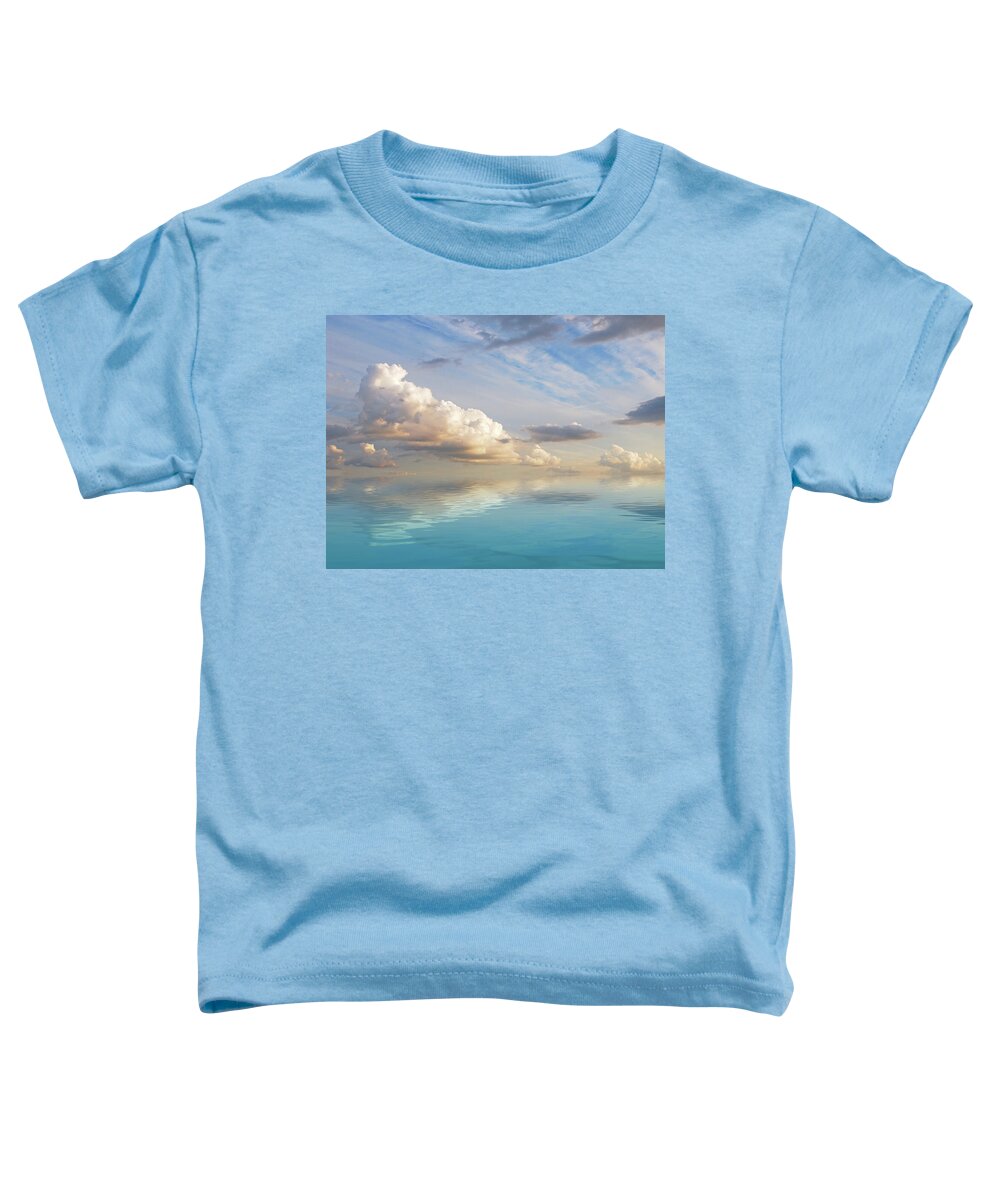 Cloudscape Toddler T-Shirt featuring the photograph Cool Reflections by Gill Billington