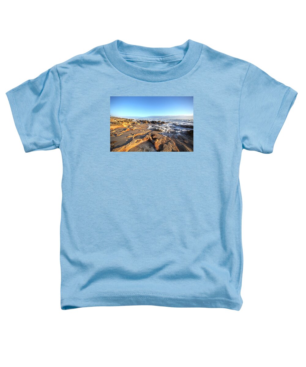 Sun Toddler T-Shirt featuring the photograph Coquina Carvings by Robert Och