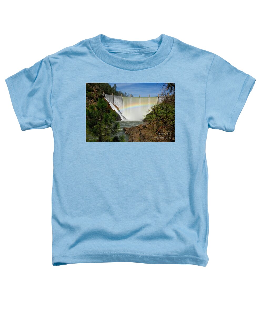 Dam Rainbow Toddler T-Shirt featuring the photograph Dam Rainbow by Patrick Witz