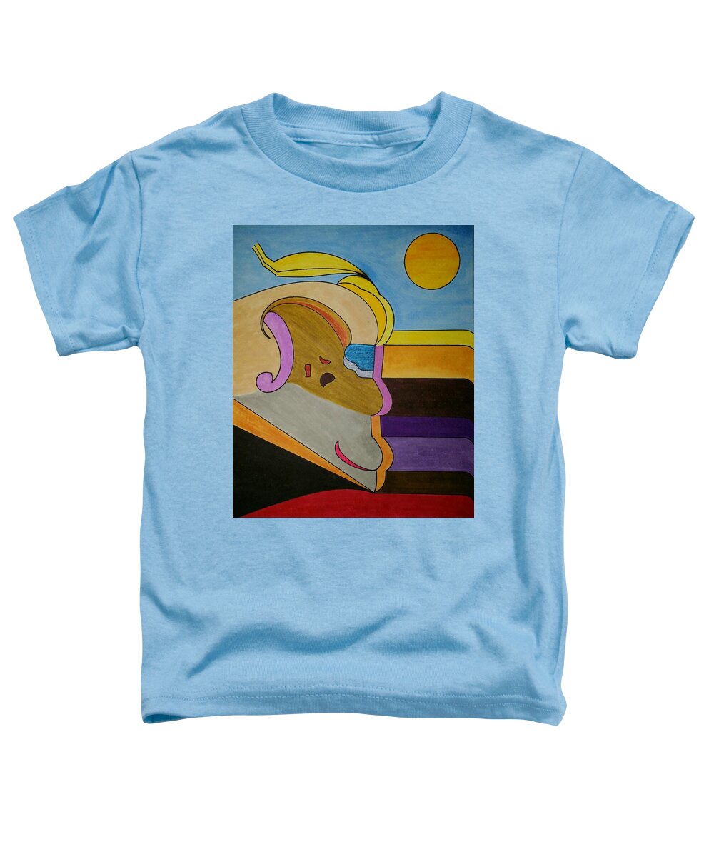Geometric Art Toddler T-Shirt featuring the painting Dream 288 by S S-ray
