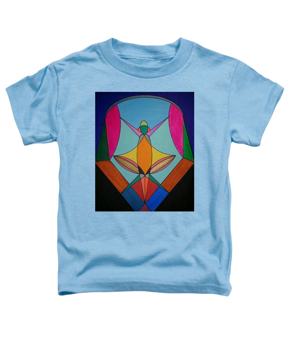 Geometric Art Toddler T-Shirt featuring the painting Dream 307 by S S-ray