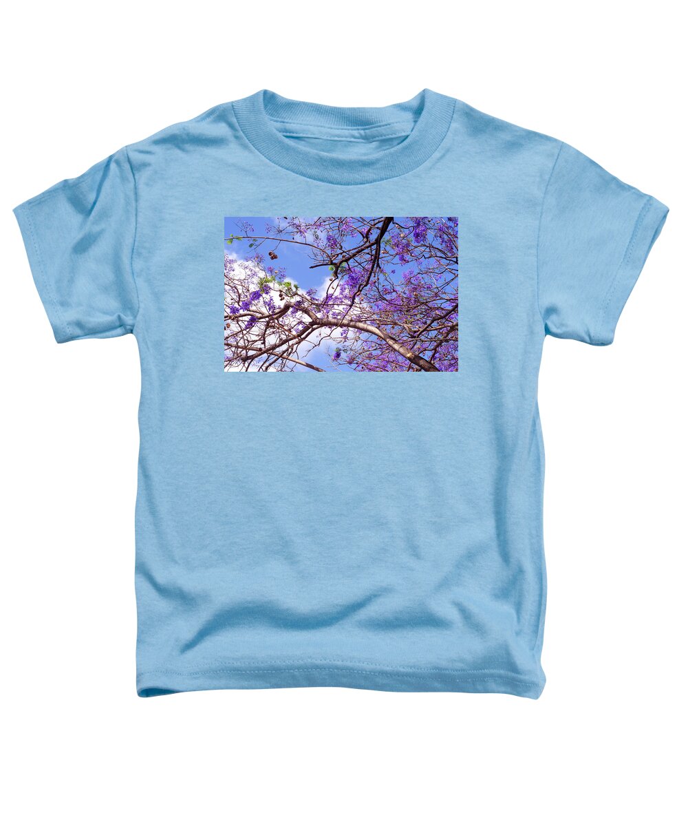 Jacaranda Toddler T-Shirt featuring the photograph Dream of Spring by AM FineArtPrints