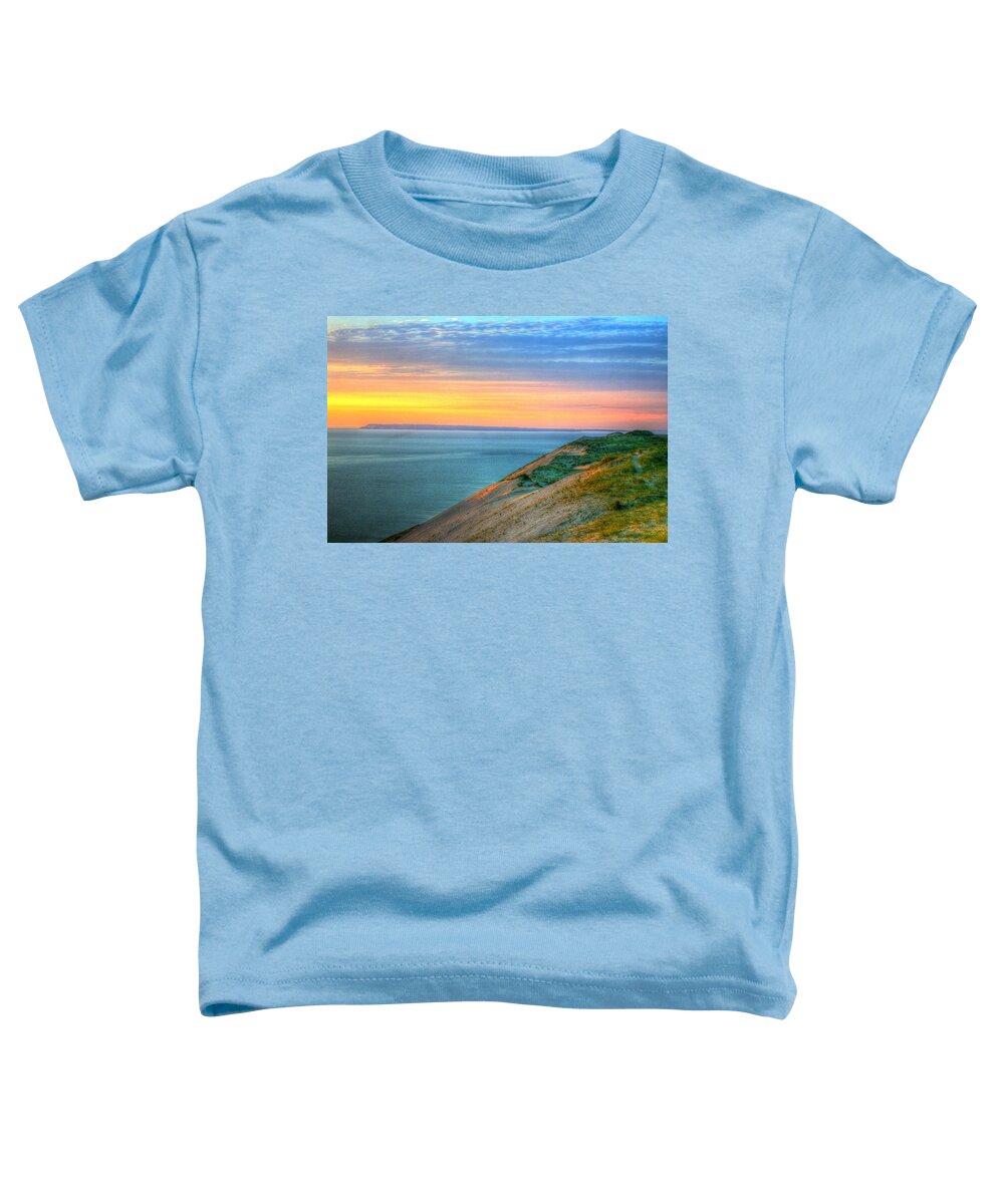 Dune Toddler T-Shirt featuring the photograph Dune Sunset by Randy Pollard